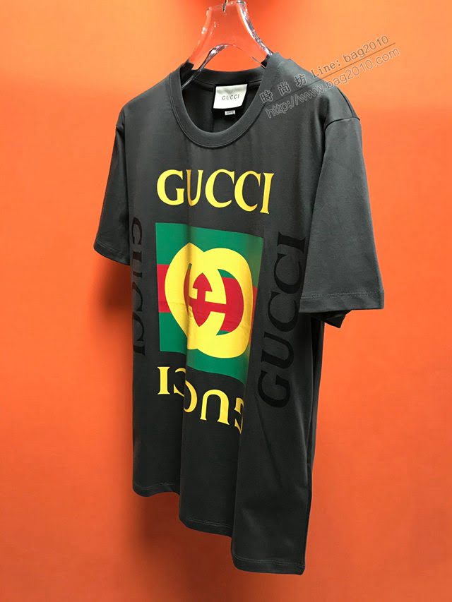 Gucci男T恤 2020新款短袖衣 最高品質 古馳T恤 男女同款  tzy2590